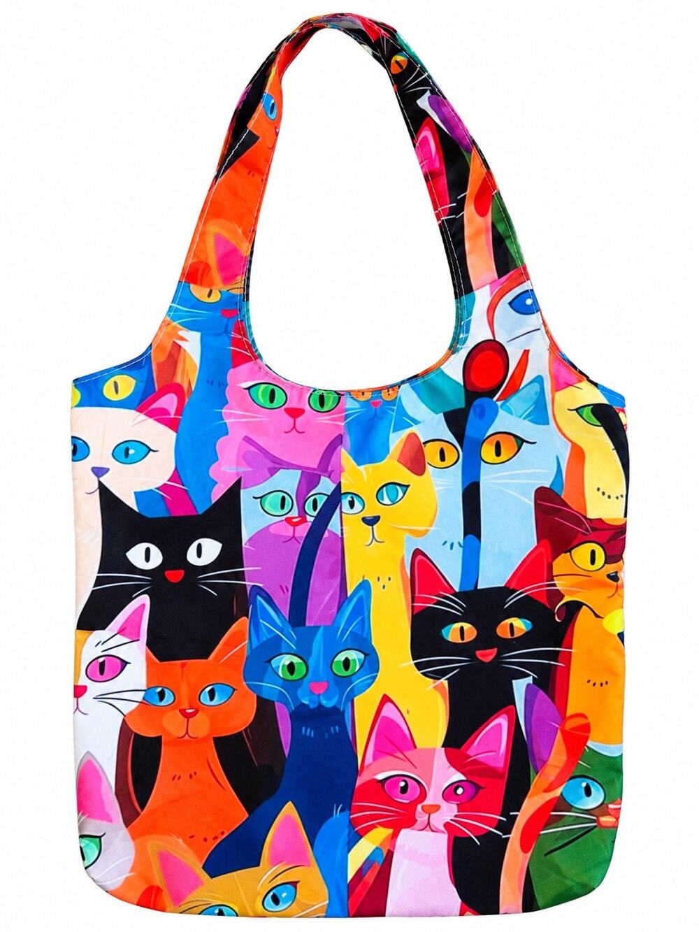 Cat Tote for Cat lovers Casual style Shopping Bag Perfect Christmas Gift